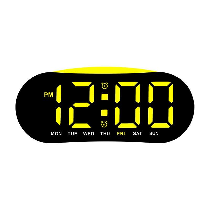 LED Multifunctional Alarm Clock Week Display Snooze Repeat Function for Heavy Sleepers Kids Bedside Use A4