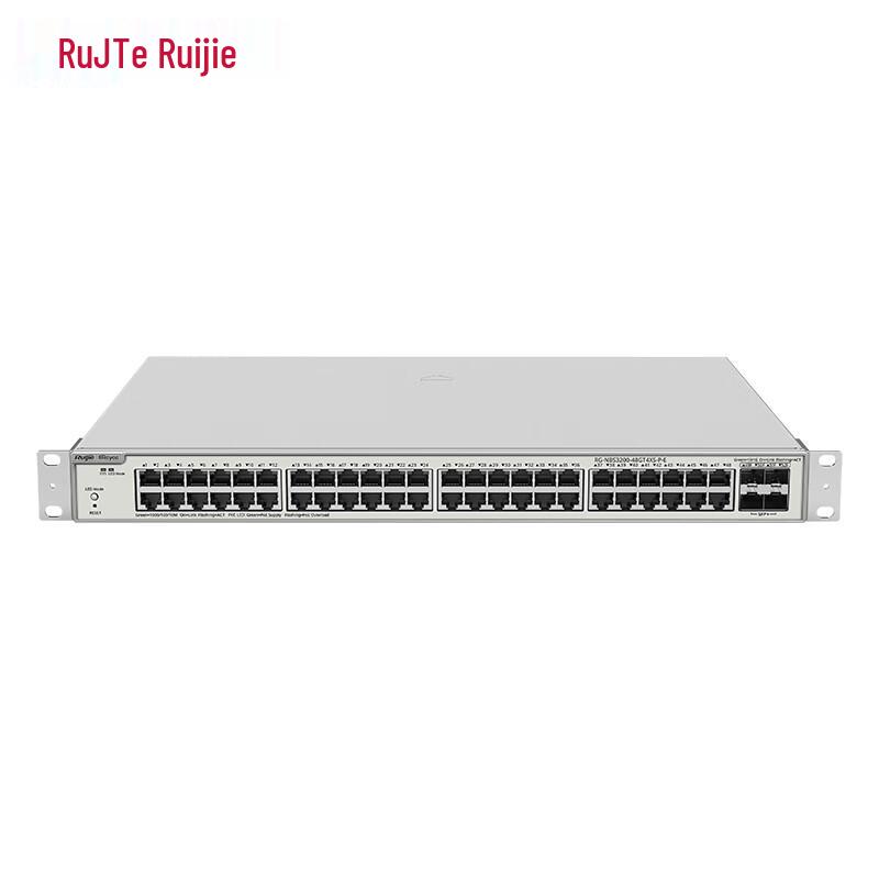 Ruijie RG-NBS3200-48GT4XS-P-E 48-Port Gigabit PoE+ Managed Switch