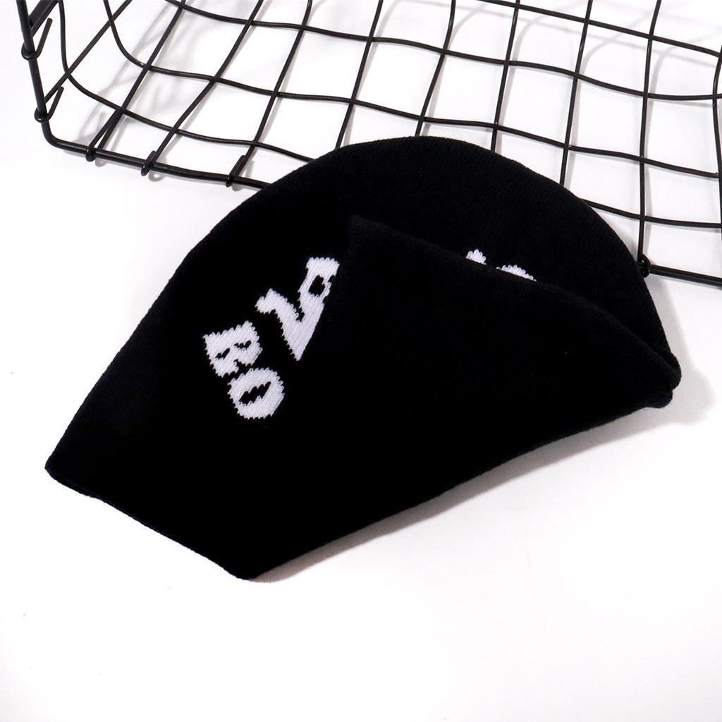Pattern Ghost Festive Knitted Cap Halloween Fashion Hat Casual Breathable Gift