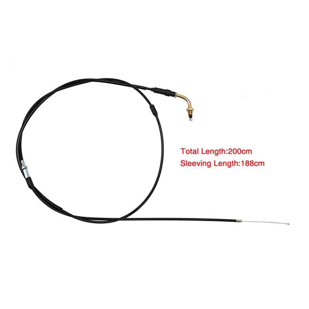 Accelerator Cables Scooter Throttle Cable Universal for GY6 125cc 150cc PKE-/PK-/TM Carburetor ATV Dirt Bike Black 200cm