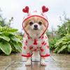 High Visibility Dog Rain Cloak Waterproof Pet Clothes Pet Rain Jacket  for Walking