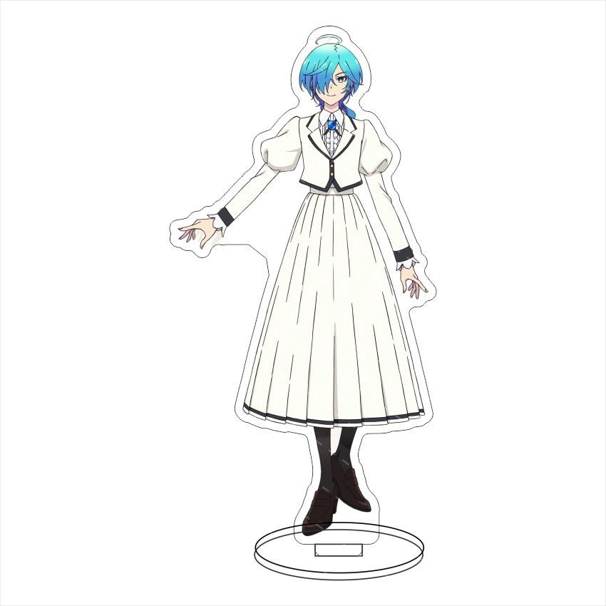 Rock Is A Lady's Modesty Acrylic Stand Model Plate Decoration Originality Desk Figure Display Fans Gift Cartoon Prime Products