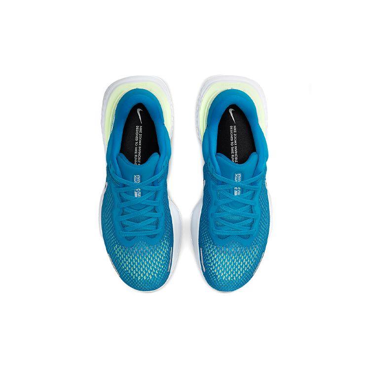 Nike ZoomX Invincible Run Flyknit Kék Orbita Lime Izzás Férfi Sneakerek Futballszürke Fehér CT2228-401