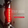 USB Rechargeable Bicycle LED Tail Light: High Brightness, Multi-Mode, Anti-Slip, Wear-Resistant, Portable Night Riding Warning Light.