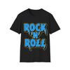 Rock'n'Roll Logo Unisex T-Shirt, Rock Music Fan Tee, Custom Type Design