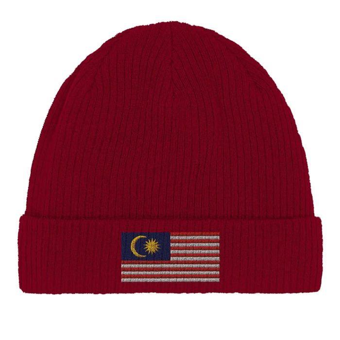 Bonnet Drapeau Malaisie En Rouge