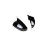 Glossy Black Ox Horn Rearview Mirror Lid Cover Trim For 2024 Subaru Crosstrek