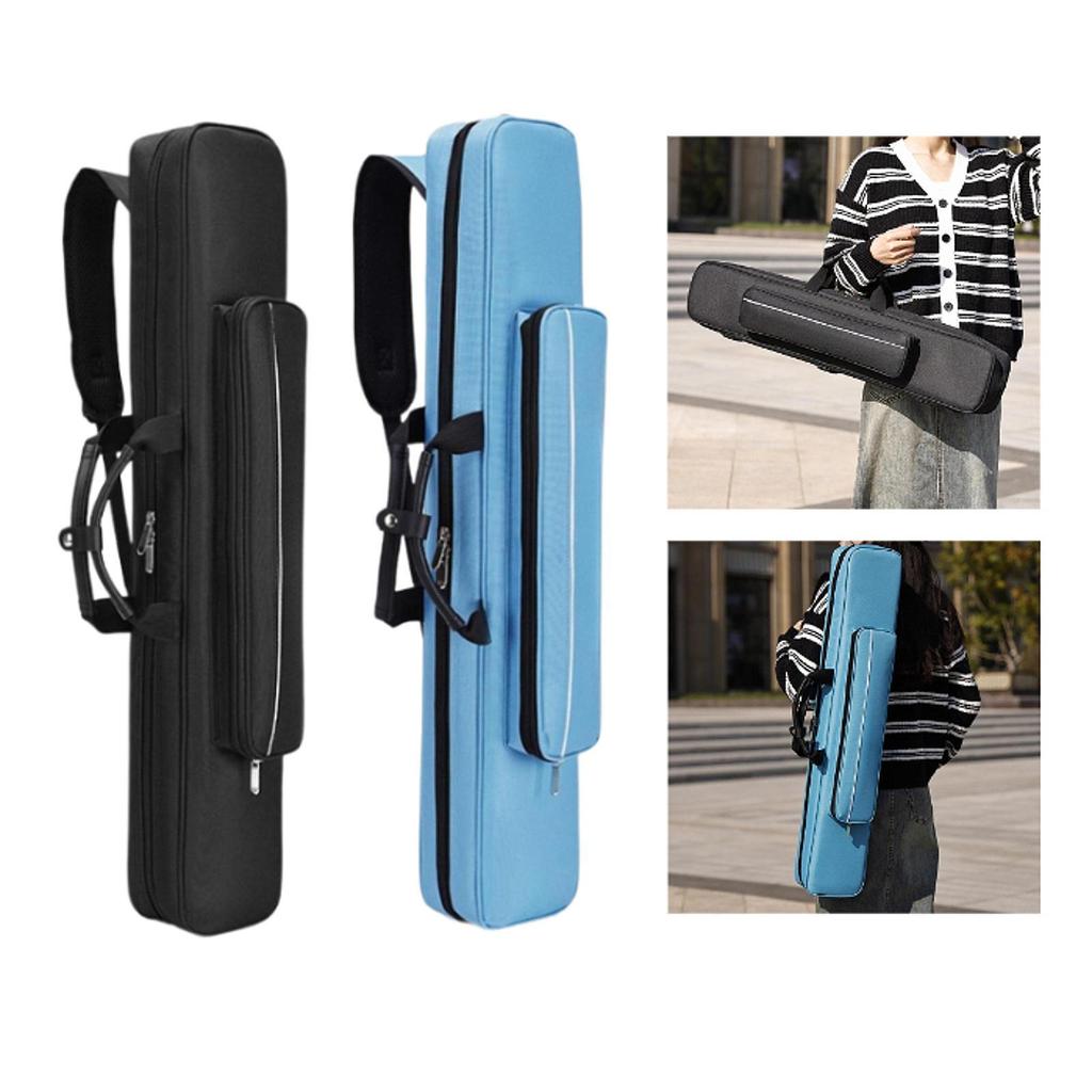 Billiard Cue Stick Carrier Bag with Strap for Easy Transport