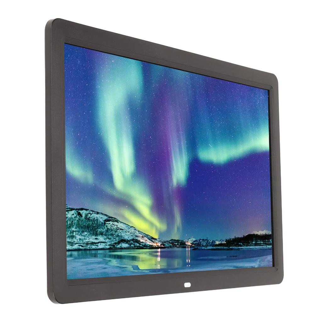 Digital Picture Frame Multifunction 15 Inch Full HD Automatic Rotation LED Electronic Photo Albums 100‑240V EU Plug