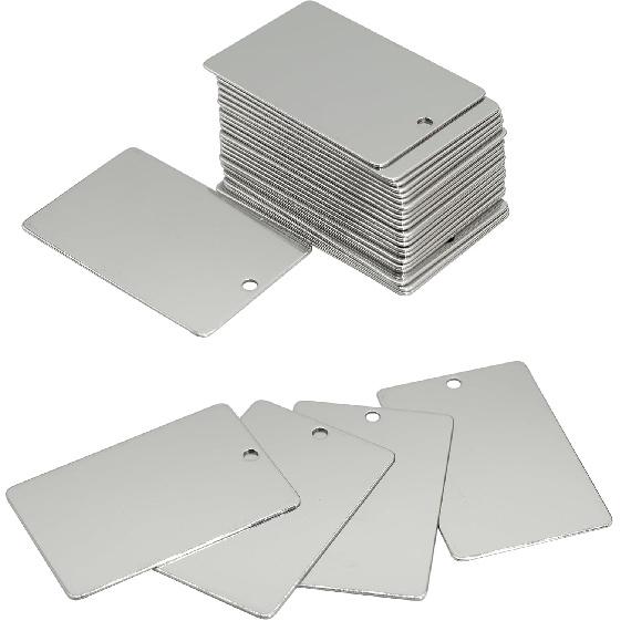 StayMax Engraving Blanks Stamping Blanks 25 Pack 6x4 CM