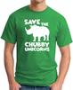TRIČKO SAVE THE CHUBBY UNICORNS > Vtipný Slogan Novinka Pánský Geeky Dárek Geek 2