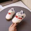 Girls shoes 2025 spring and autumn new toddler shoes boys casual shoes leather surface waterproof men's treasure Forrest Gump shoes non-slip soft sole