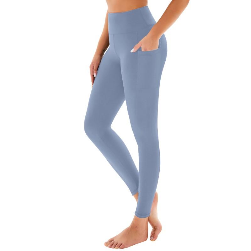 High-Waisted Yoga Leggings Women Soft Stretch Slimming Tummy Control 9/10 Length Comfortable Fit