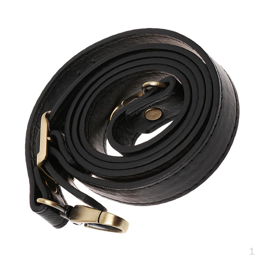 Strap Leather Purse Accessories With Metal Clasp, 47 Inches