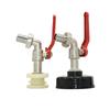 IBC Tank Adapter S60X6 Thread To 15mm 5/8 Hose Connector Fitting Faucet Alloy Tank 1000 Liter IBC Water Valve