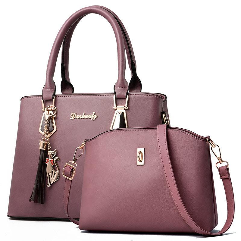New child and mother fashion portable shoulder bag, one large-capacity two-piece set, women's bag, women's bag.
