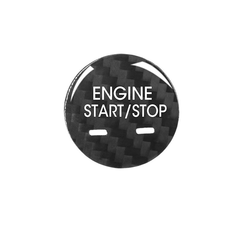 For Cadillac XTS XT5 CT6 SRX CTS ESCALADE CT6 PLUG IN Accessories Carbon Fiber Sticker Interior Car Engine Start