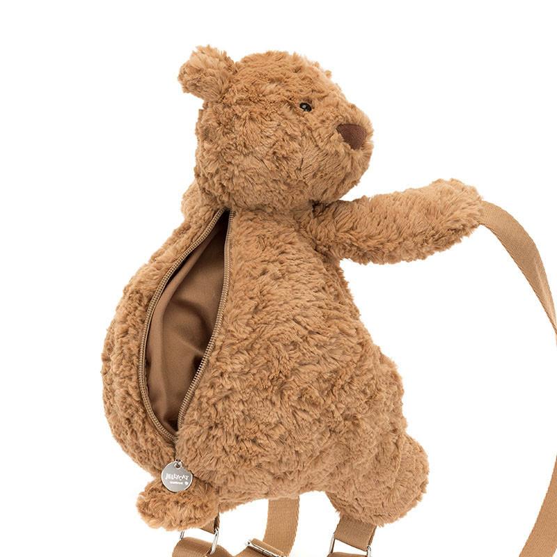 JELLYCAT Bartholomew Bear Backpack Bartholomew Bear Backpack Fun Animal Brown Doll Peripherals