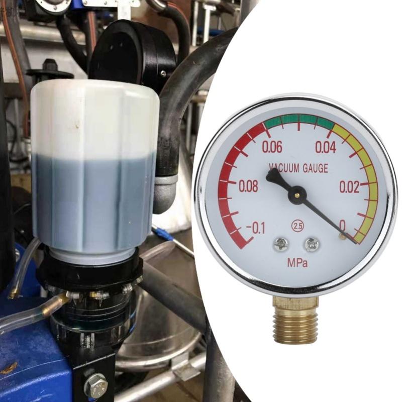Stainless Steel Digital Pressure Gauge G1/4 - Milking Machine Vacuum Regulator (-0.1-0Mpa)