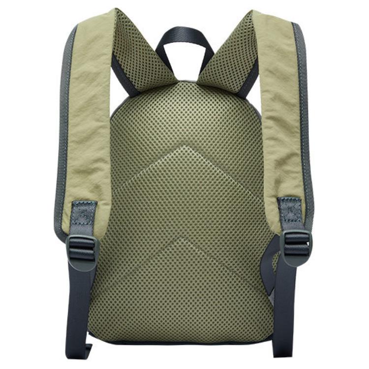 New Anta Washable Fabric Patchwork With PU Backpack Regular Unisex Mung Bean 192518158D-6