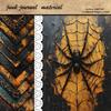 Cross-Border Dark Spider Web Series Journal Stickers – 10 Sheets