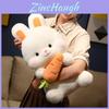 Cartoon Rabbit Plush Toy With Soft Short Pile For Kids Birthday Gift