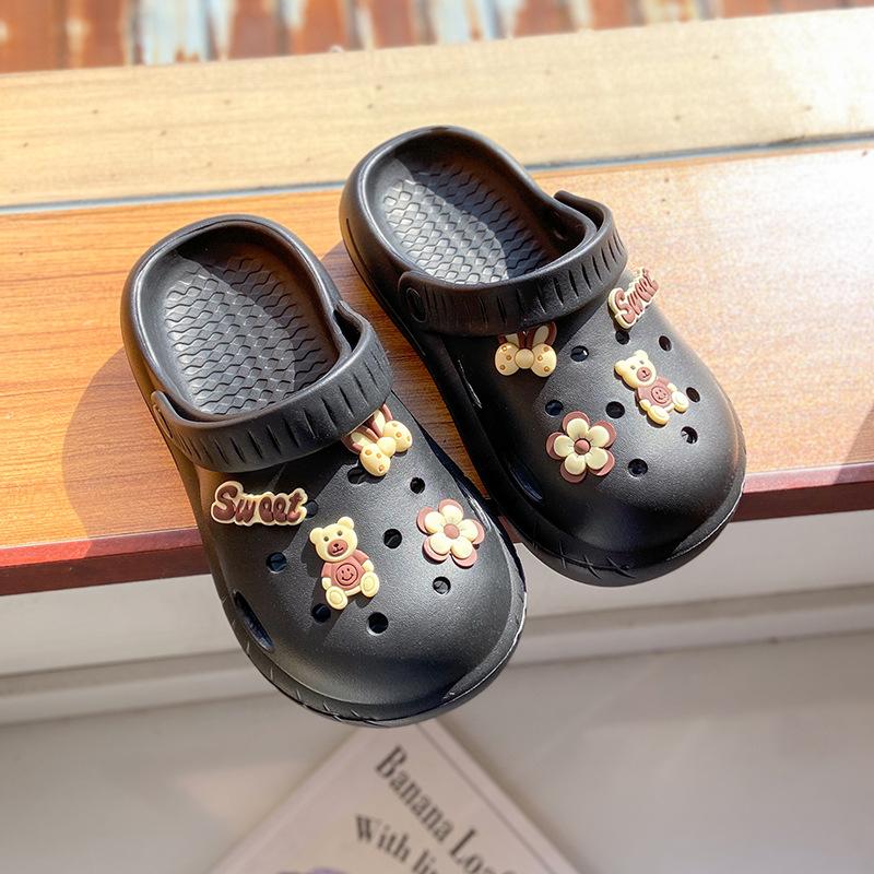 EVA pielęgniarka plażowe buty z dziurami damskie nowe letnie domowe na grubej podeszwie do noszenia na zewnątrz antypoślizgowe wszechstronne fajne kapcie