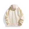 2026 Autumn/Winter Men's Hooded Baseball Jacket: Fake Two-Piece, Casual, Loose, Versatile, Couple's Outerwear
