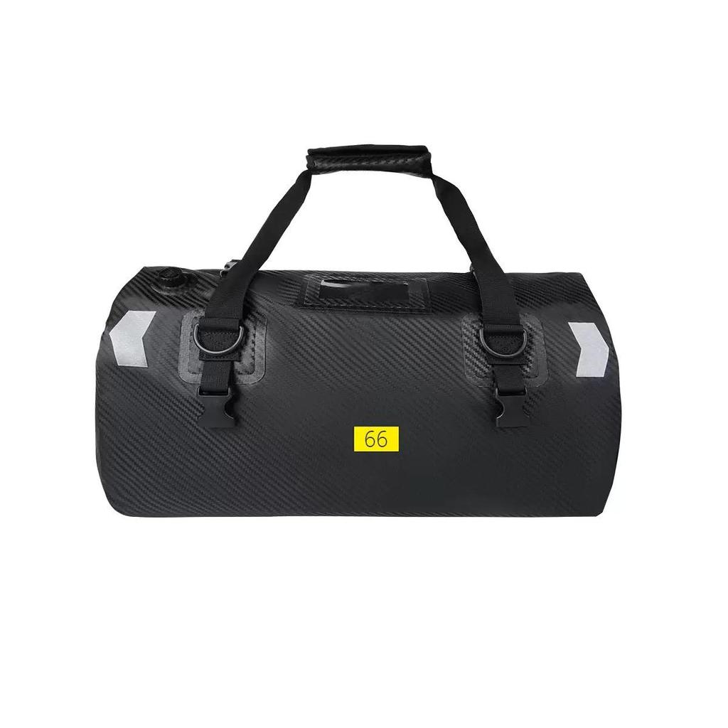 Motorcycle Waterproof Tail Bag Travel Outdoor Dry Luggage Roll Pack Bag 40/66 Motorbike Luggage Backpack Motorcycle Seat Bag
