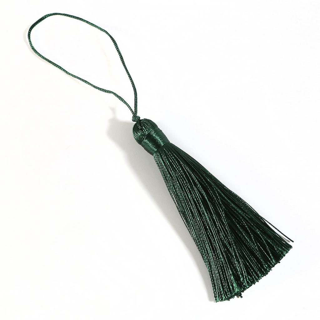 Polyester Seidenquaste Hängende Quaste mit Spitze für DIY Schmuckherstellung Zubehör Bastelarbeiten