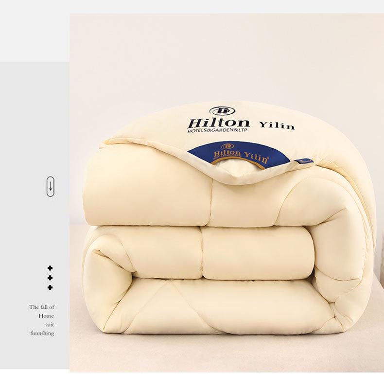 Hilton Hotel Style Feather Velvet Quilt - Spring, Autumn & Winter Bedding Gift.