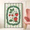 Diamond Painting Kit Strawberry Fruit Art 5D Full Drill Rhinestones Embroidery 30x40cm Living Room Bedroom Wall Decor Gift for Her