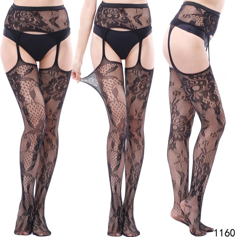 Sex Underwear Sexy Large Size Garters High-end Thickened Sexy Women's Sex Stockings, Suspender Panties Net Socks