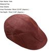 Hat Comfortable Solid Color Flax Breathable Peaked Cap for Daily Life