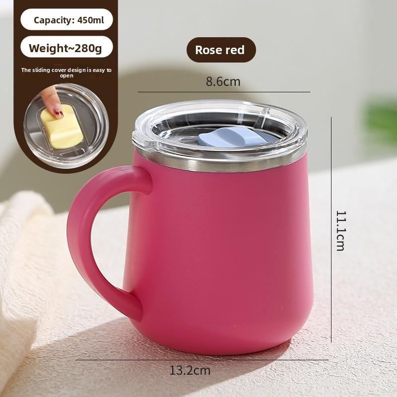 Stainless Steel Mug With Leakproof Lid For Office Use And Gift Giving