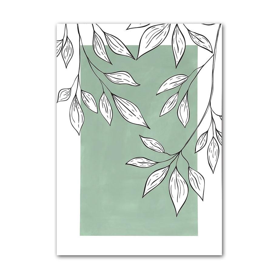 

Летний зеленый пляж персиковое дерево кокосовая роща настенная живопись на холсте постеры на скандинавскую тему и принты домашний декор фотографии гостиная 20x30cm