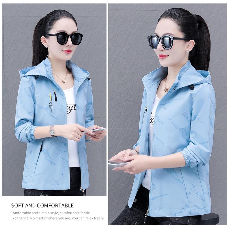 Women's 2024 Hooded Jacket: Spring & Autumn Baseball Style for Middle-Aged Mothers