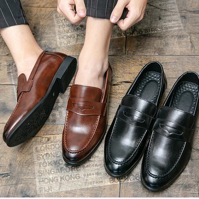 Mode Leder Männer Schuhe Kleid Penny Slip On Loafers Echtes Leder Business Schuhe Männer Weiche Hochzeit Casual Schuhe Für Mann