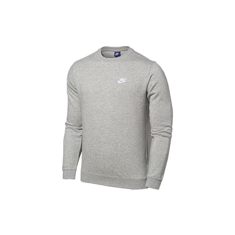 Nike Casual Sports Loose Round Neck Pullover Gray Men s 804343-063 XXL