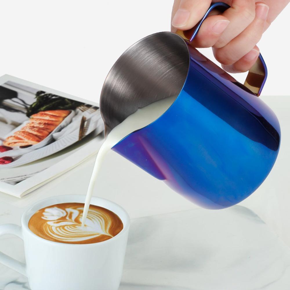 Stainless Steel Latte Art Pitcher 600ml Coffee Jug Milk Frothing Pitcher  Coffee Making