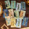 Vintage Oil Painting Metal Bookmarks - Hollow Hot Stamping Long Tassel Bookmarks - Stationery Gifts for Book Clubs, Book Lovers,