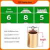 Self-Lubricating Oil-Impregnated Copper Bearing Bushing, Inner Guide 3-5, 6-8, 10-14, 15-32