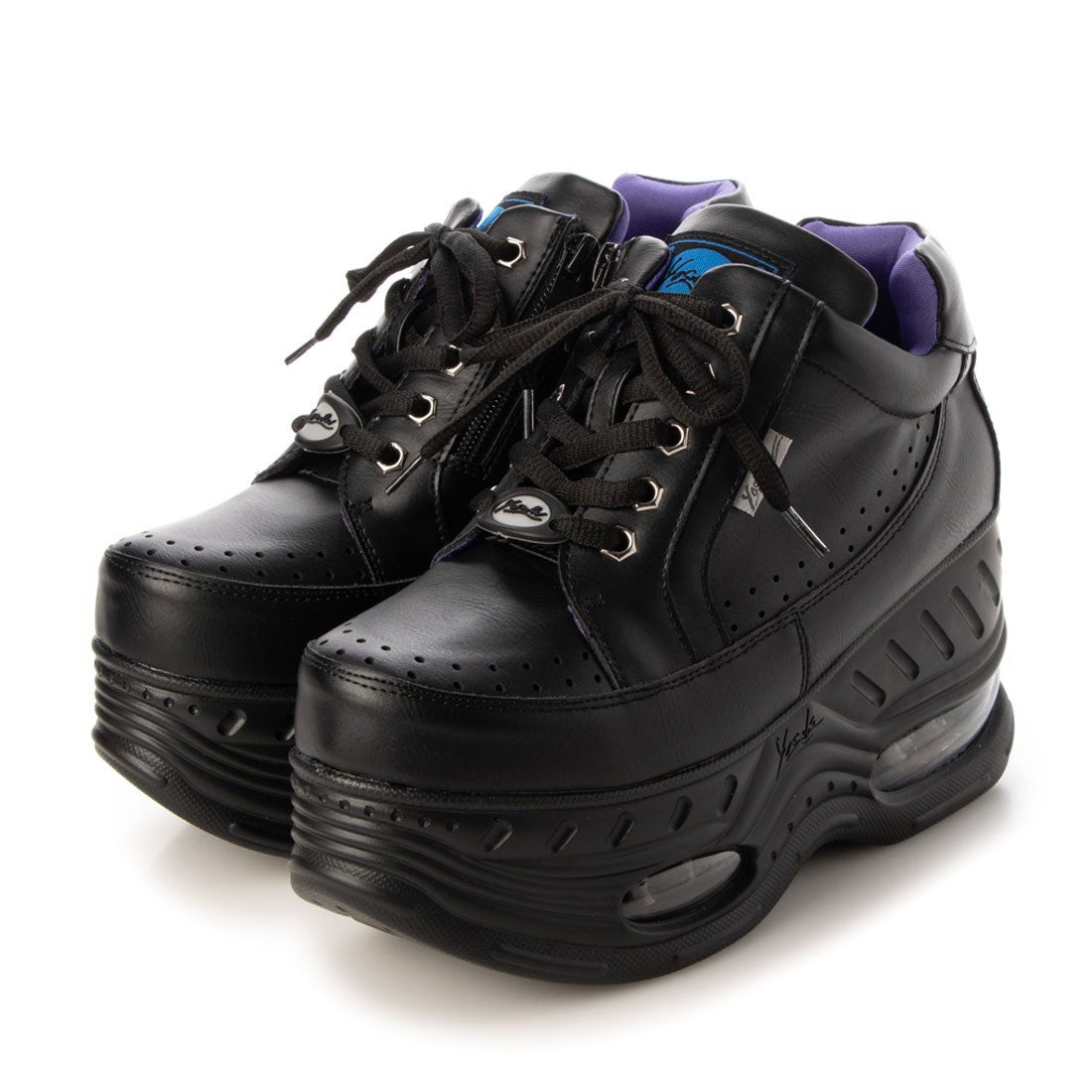 YOSUKE YO729BW18243 Черные кроссовки на платформе Японский готический массивный обувь 23cm