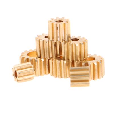 0.5M Module 8T 9T 10T 11T 12T 14T 15T 16T Dents Engrenage de Transmission en Cuivre Pour Engrenage de Transmission d'Arbre Adapté Arbre 1.98Mm 2.3Mm 3.17Mm 3Mm 5Mm