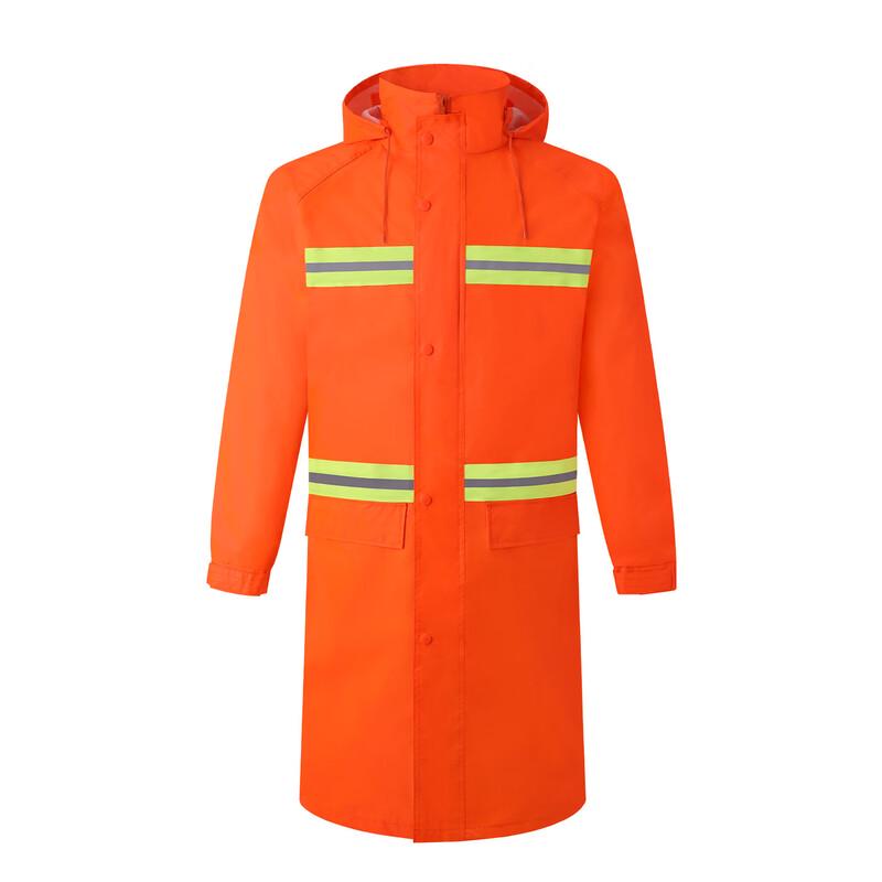High-Visibility Two-Piece Oxford Work Rain Suit