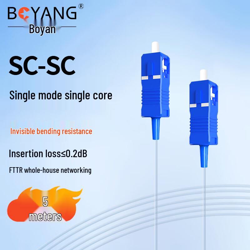 BOYANG Invisible FTTR Fiber Optic Cables & Corner Protectors