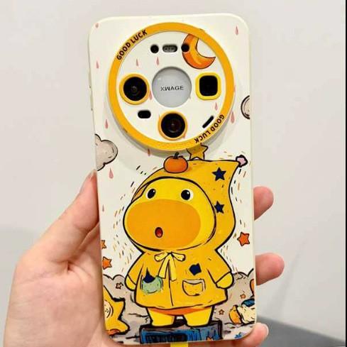 Lulu is suitable for Huawei mate11 mobile phone case, the new 11promax silicone 11 cartoon with lanyard 11 protective case.