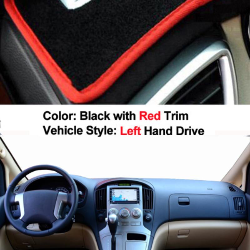 Auto Dashboard Abdeckung Dashmat Cape Für H1 H300 i800 iLoad iMAX Grand Starex 2008 - 2018 2019 Auto Innere Dashmat pad Teppich