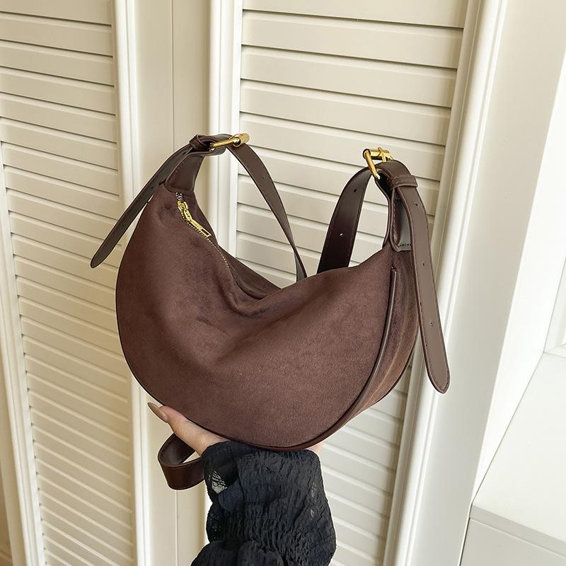 Simple and Fashionable Casual Single-shoulder Crossbody Bag - A Niche Dumpling Bag