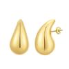 High-End Teardrop Titanium Steel Earrings: Unique and Stylish Dopamine Studs for Women